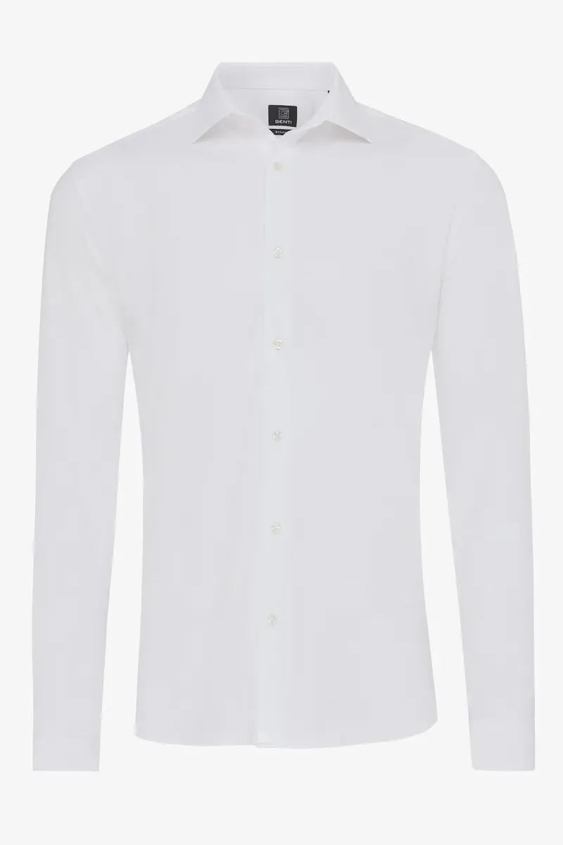 Genti Shirt Dress - Wit