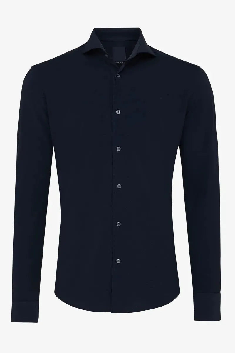 Genti Shirt Dress - Marine blauw