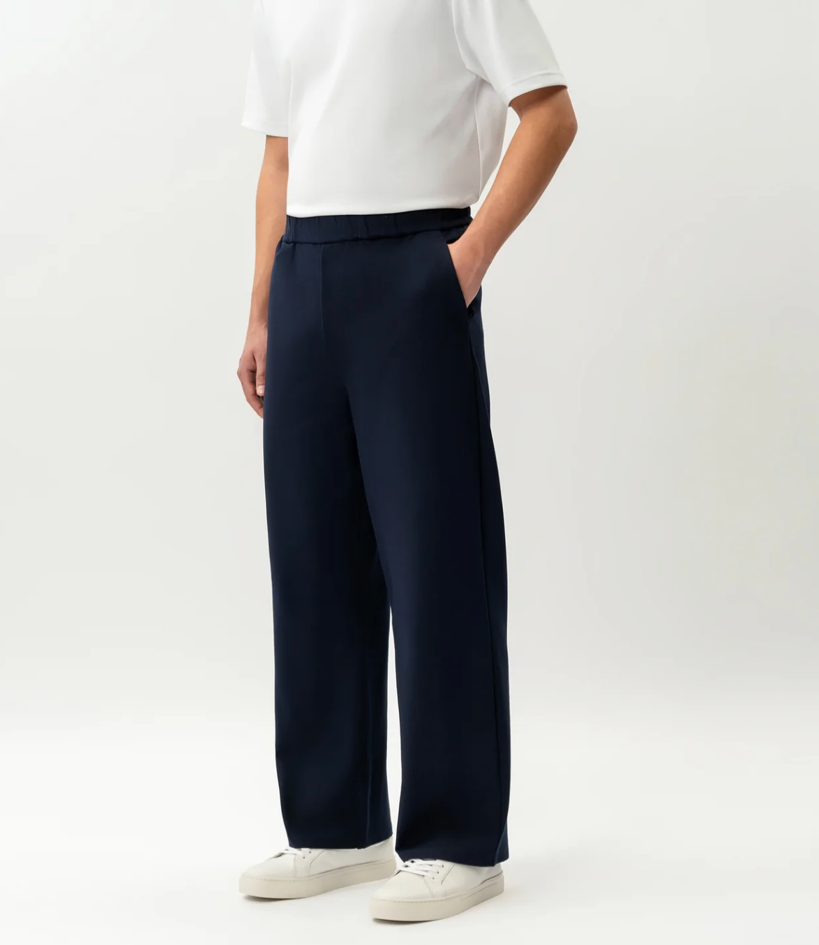 NOSO wide Broek - Marine blauw