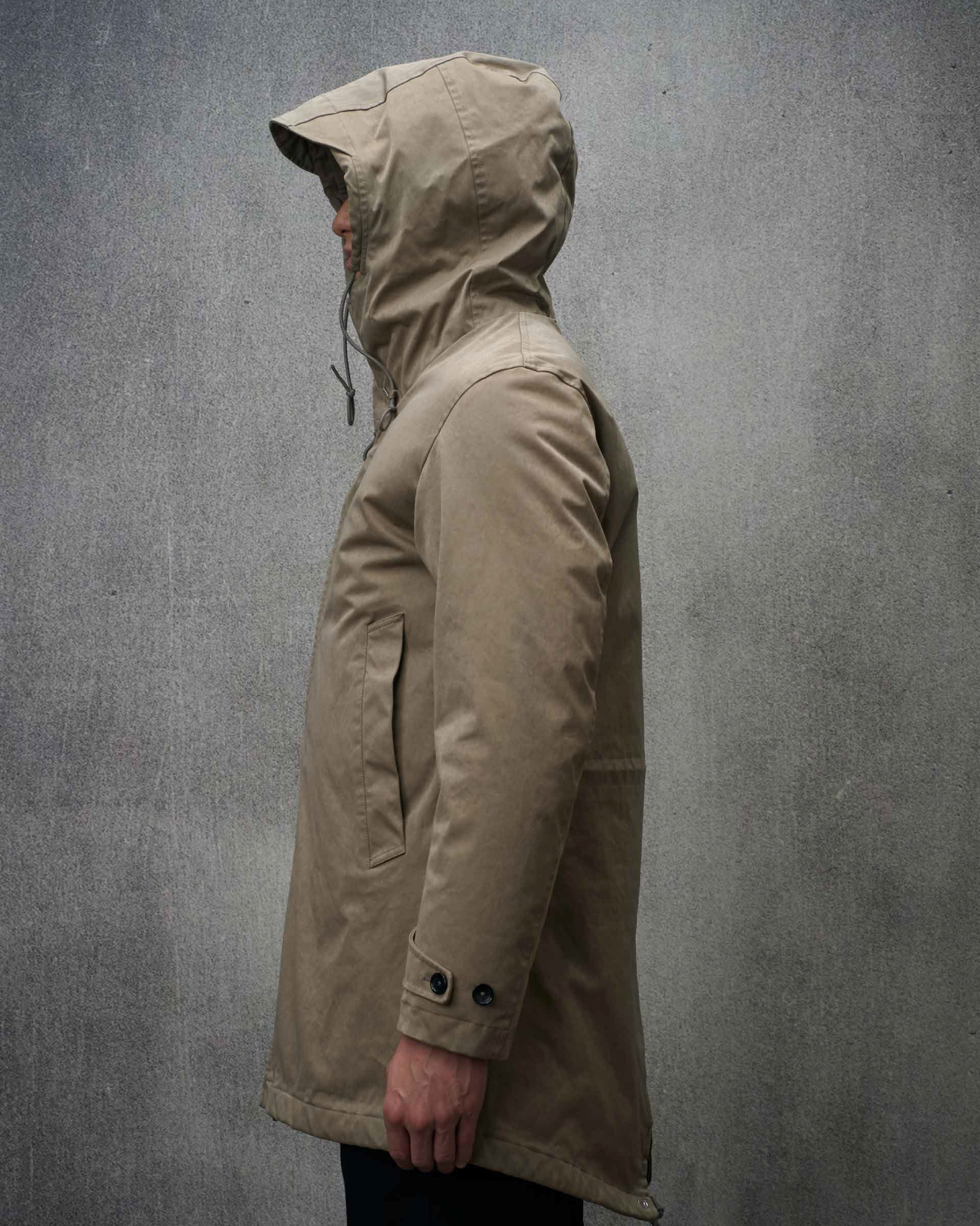 Ten C Core parka - Taupe