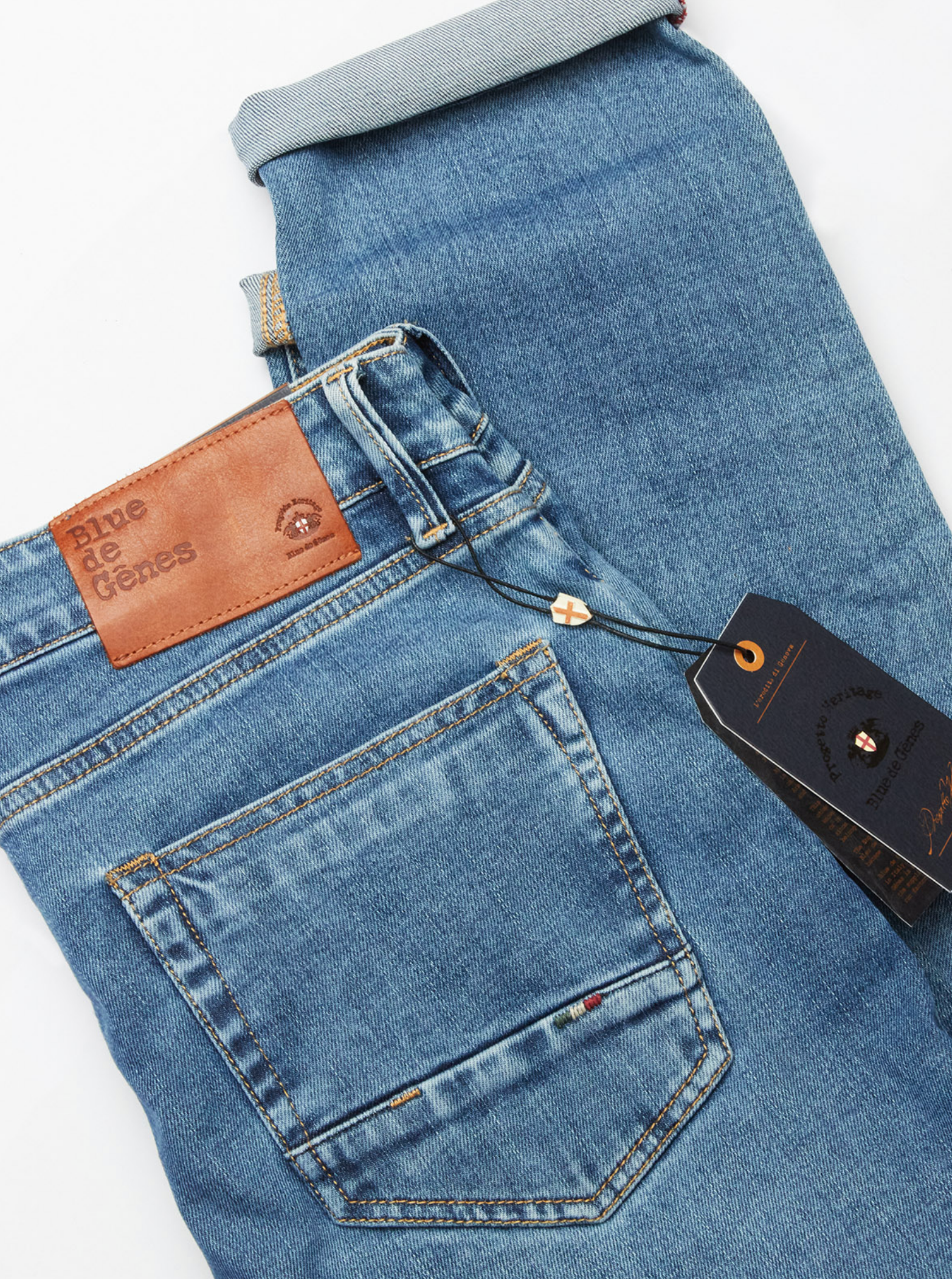 Blue de Genes Vinci super used Jeans