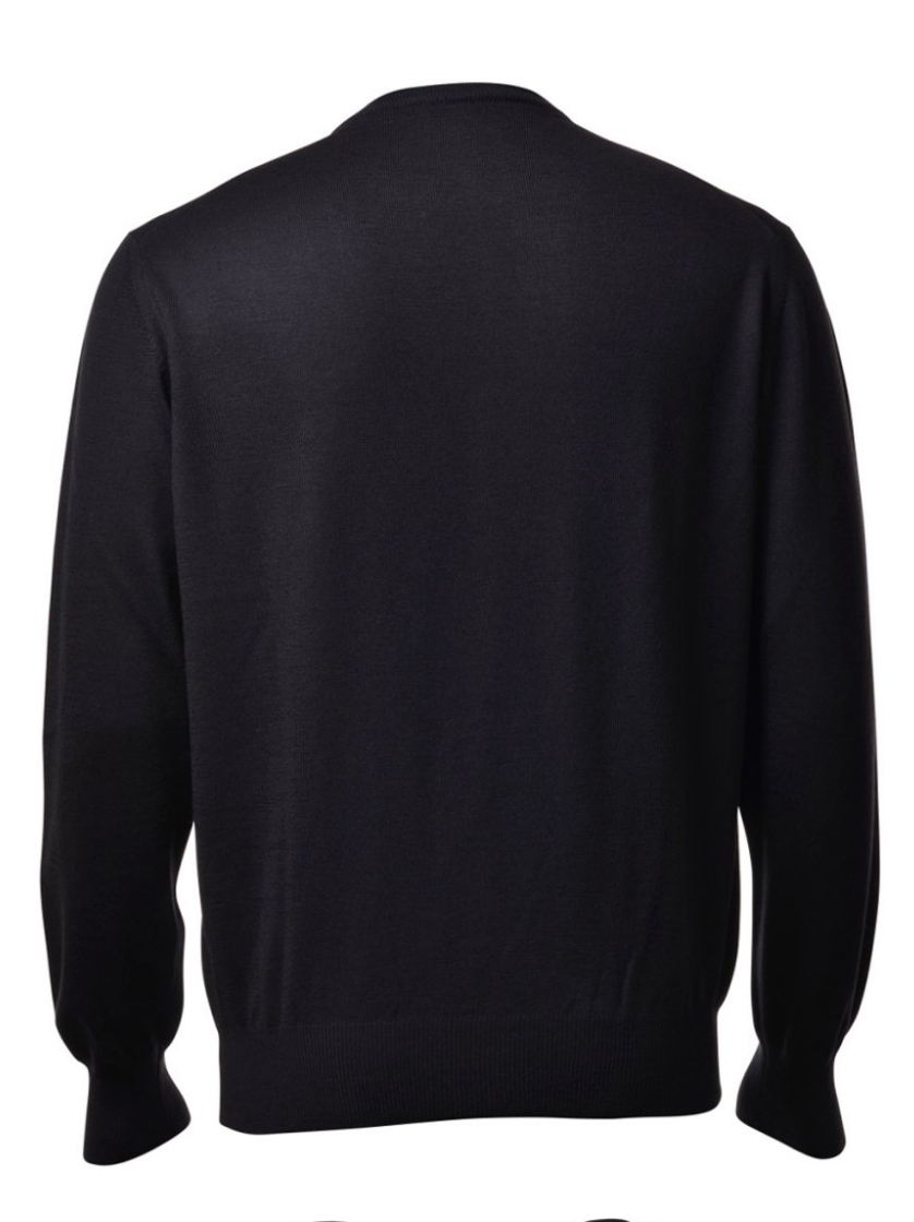 Gran Sasso Trui V-hals - Zwart