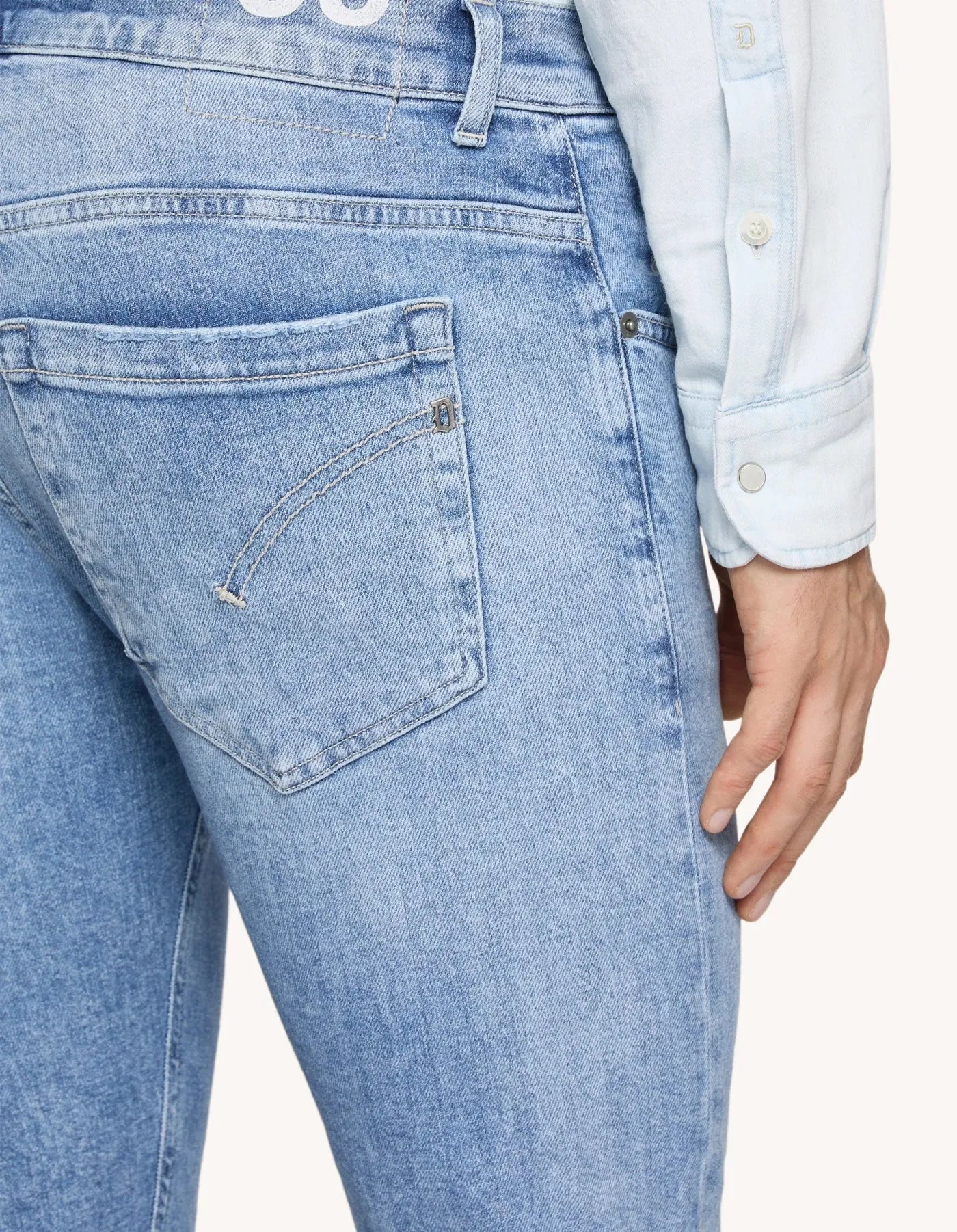 Dondup 5 Pocket Jeans - Lichtblauw