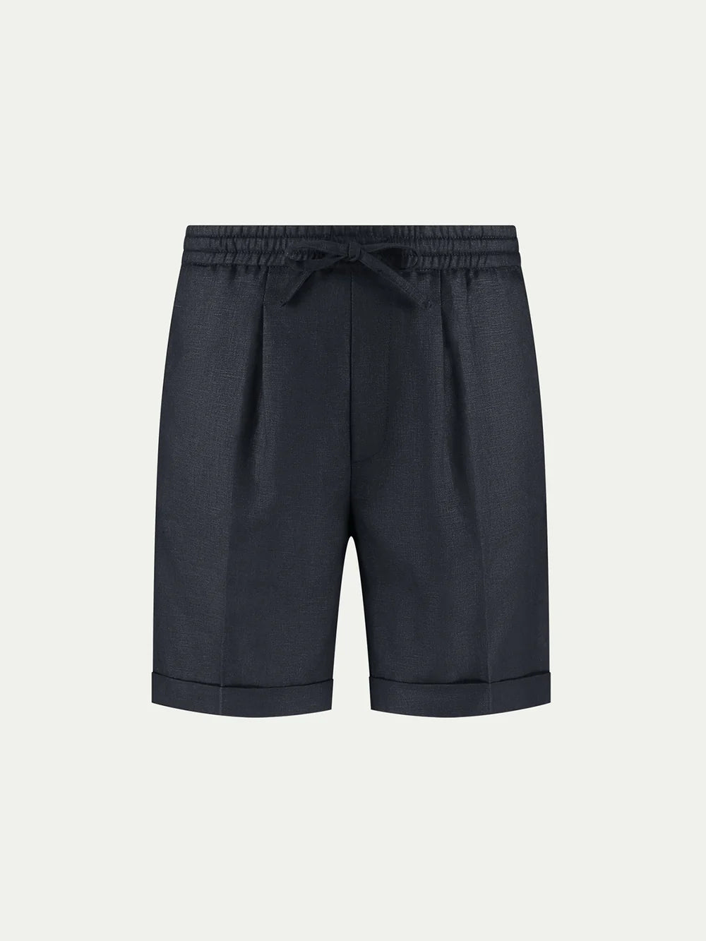Aurelien linnen Short - Marine blauw