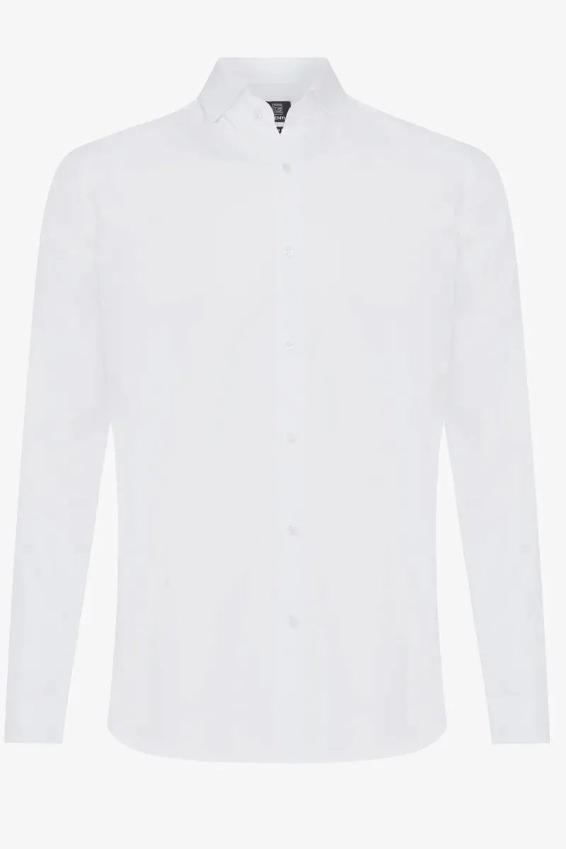 Genti Shirt Dress - Wit