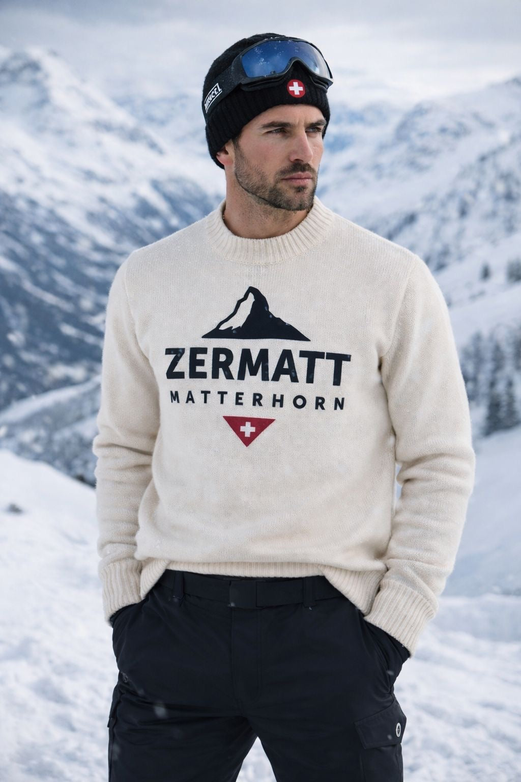WY Zermatt trui Off-White