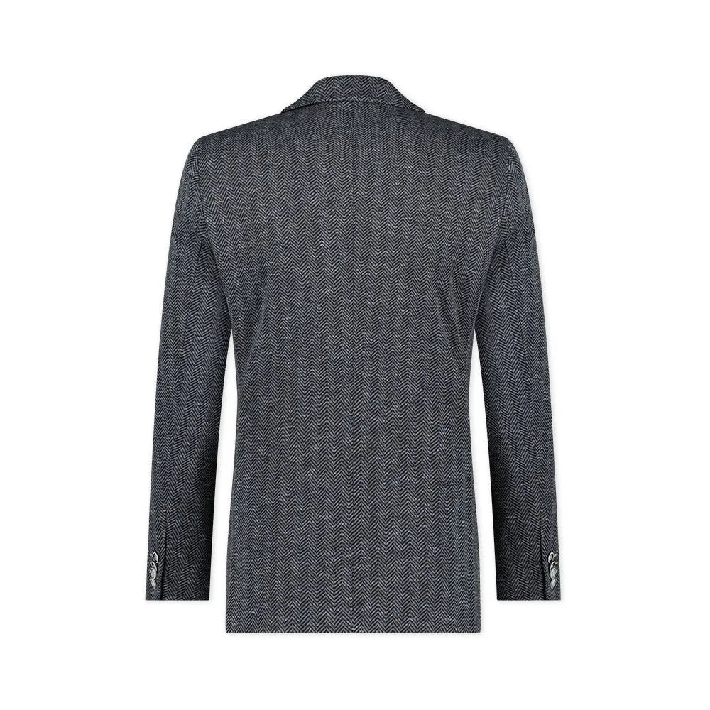 Blue Industry Kolbert Katoen - Grijs dessin