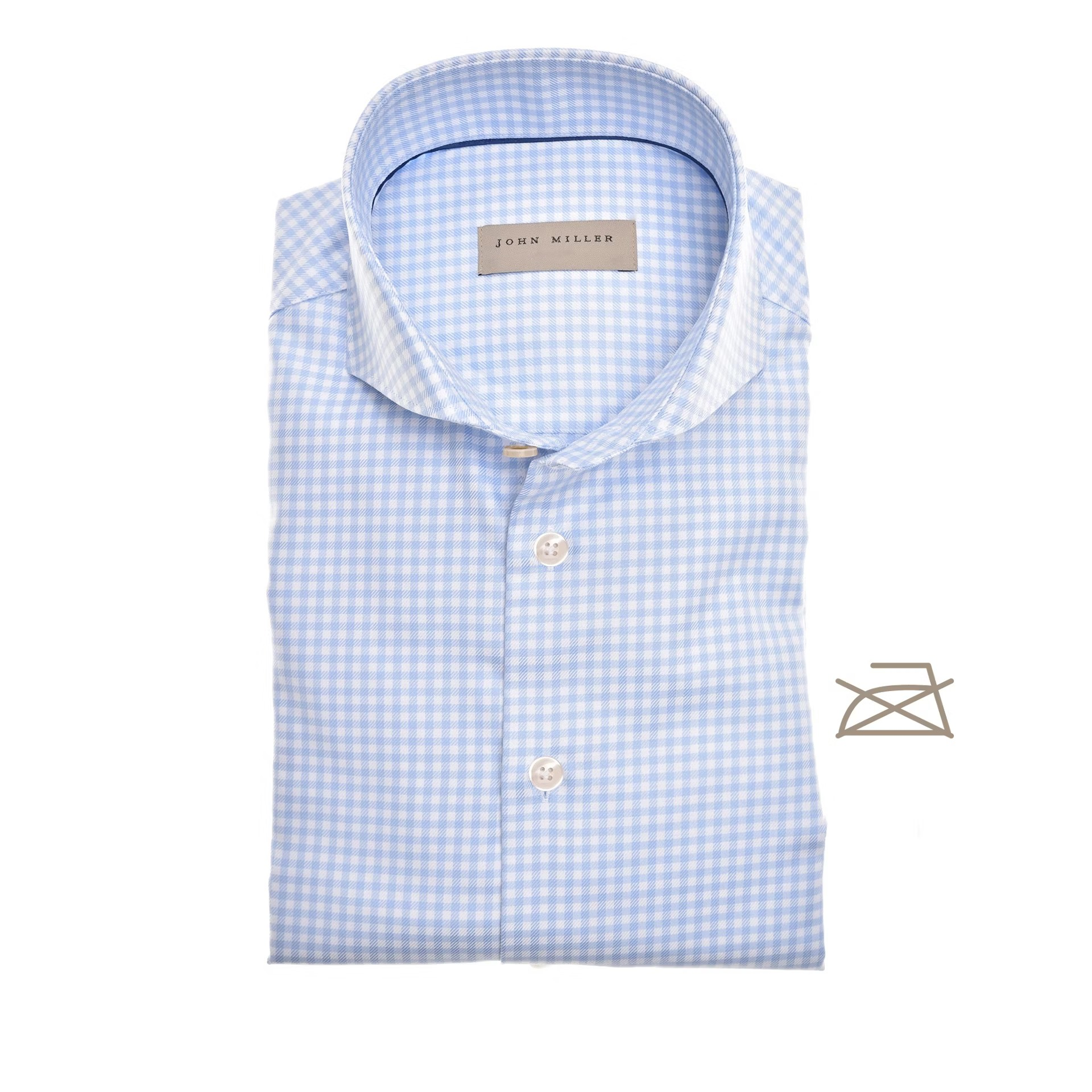 John Miller Shirt Casual - Blauw dessin