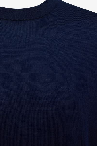 Gentiluomo Trui Ronde Hals - Marine blauw