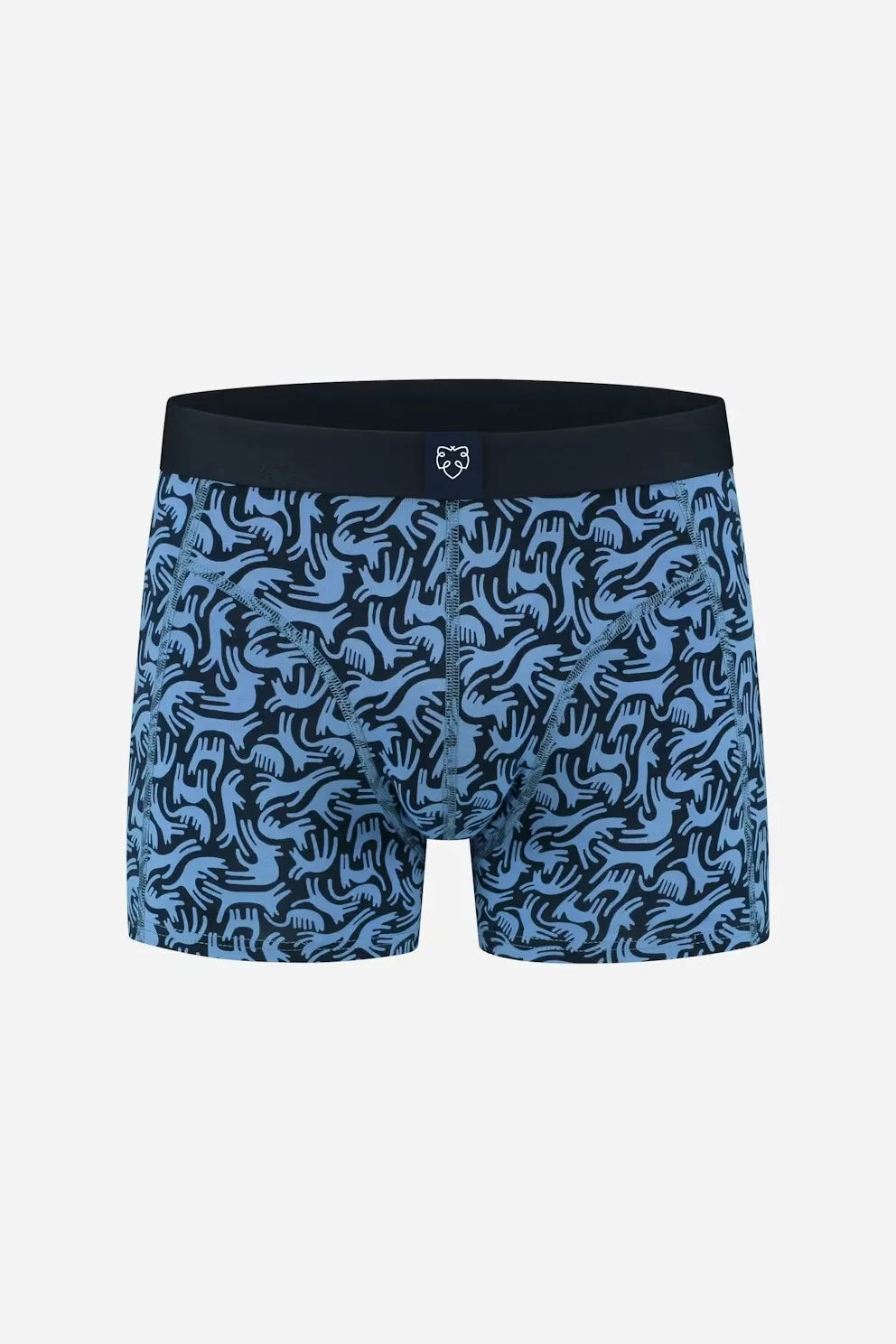 Adam Boxershort - Blauw dessin