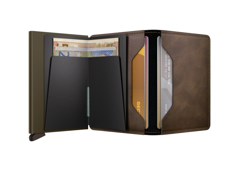 secrid slim wallet vintage oak