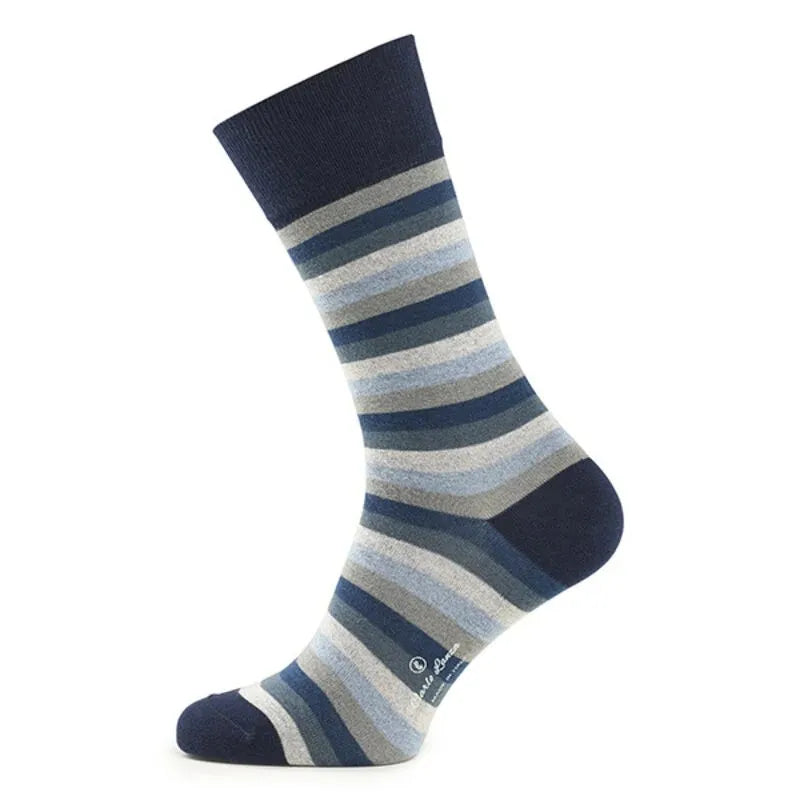 Carlo Lanza Sokken - Blauw dessin