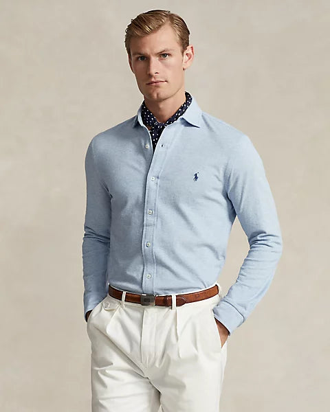 Ralph Lauren Shirt Casual - Lichtblauw