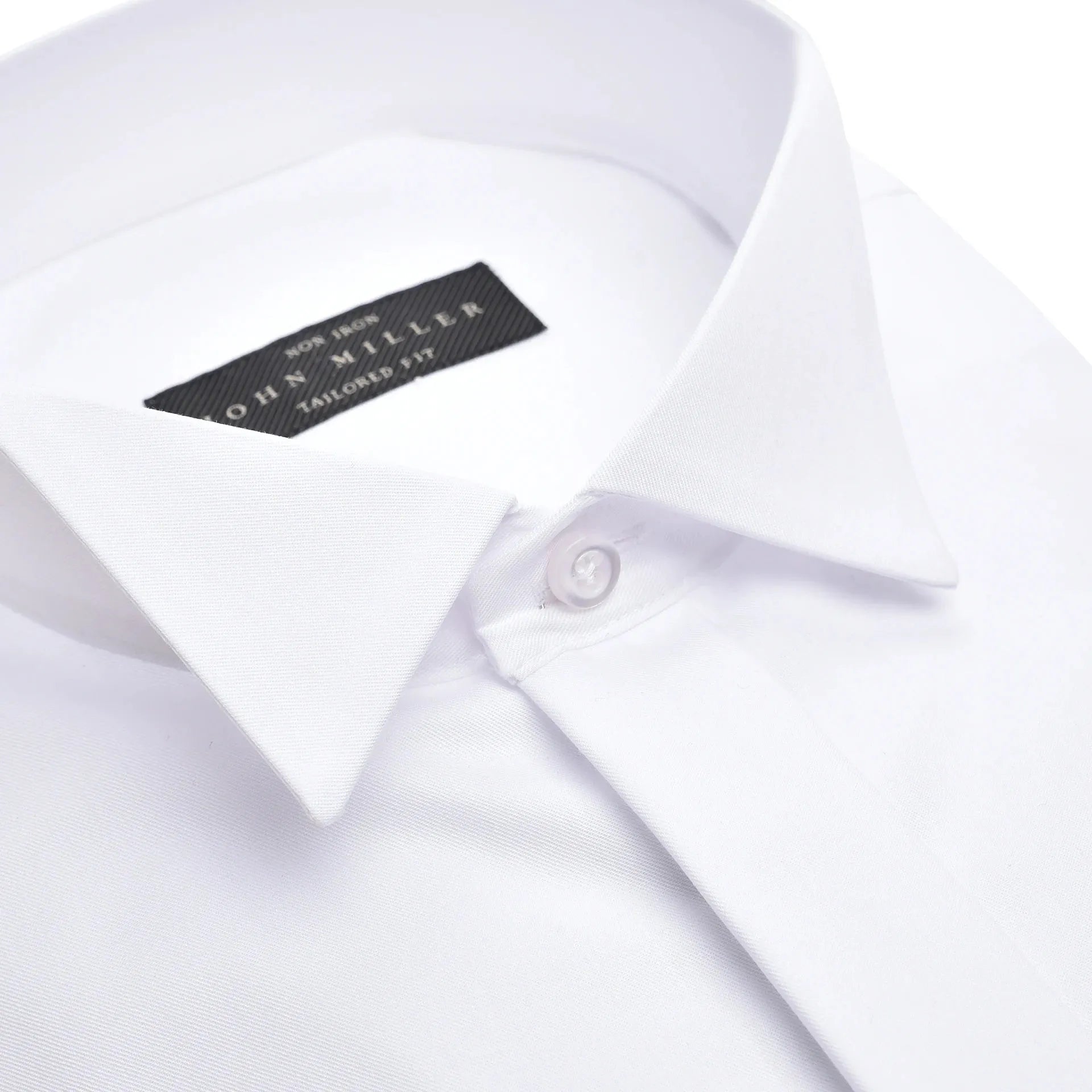 John Miller Smoking Shirt - Wit