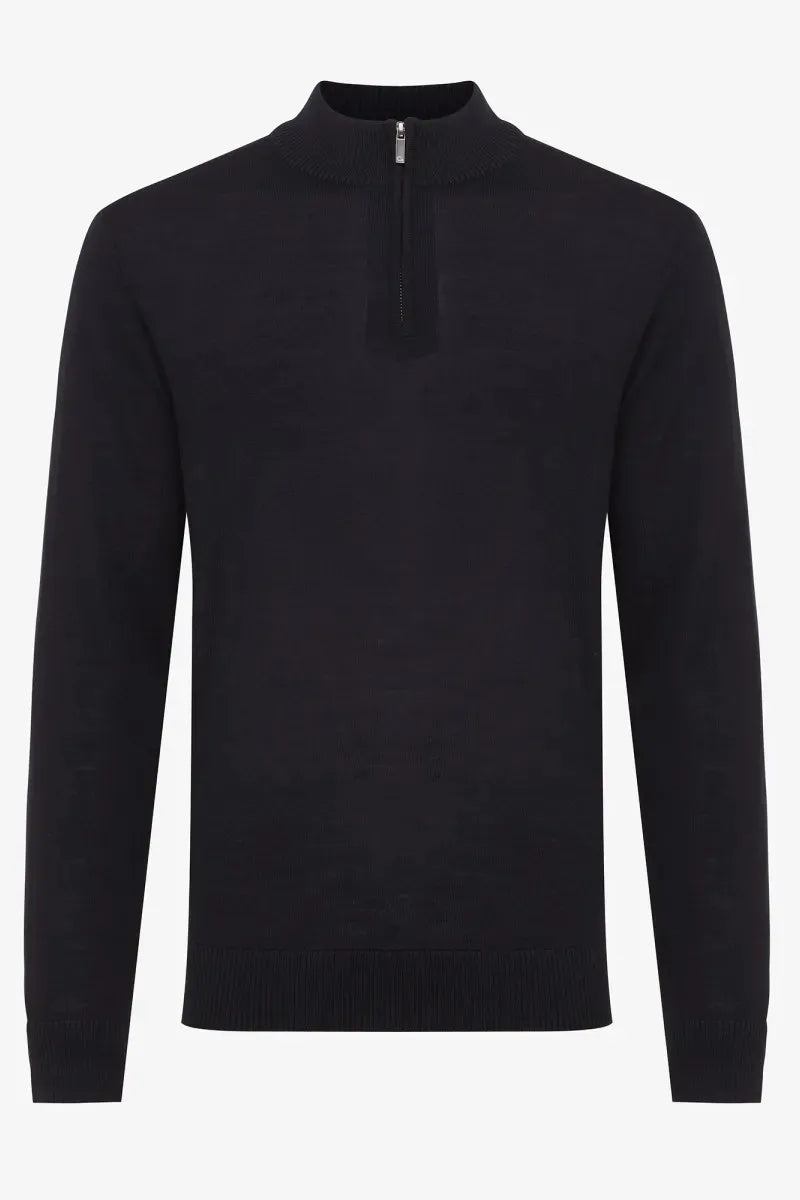 Gentiluomo zip - Marine blauw