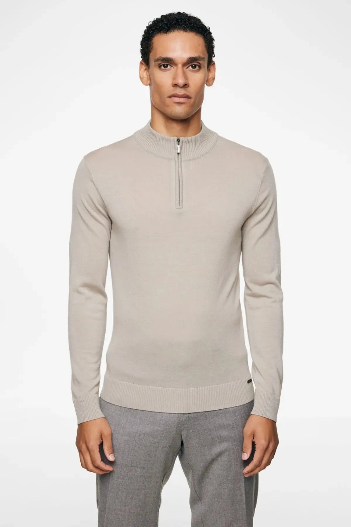 Gentiluomo zip - beige