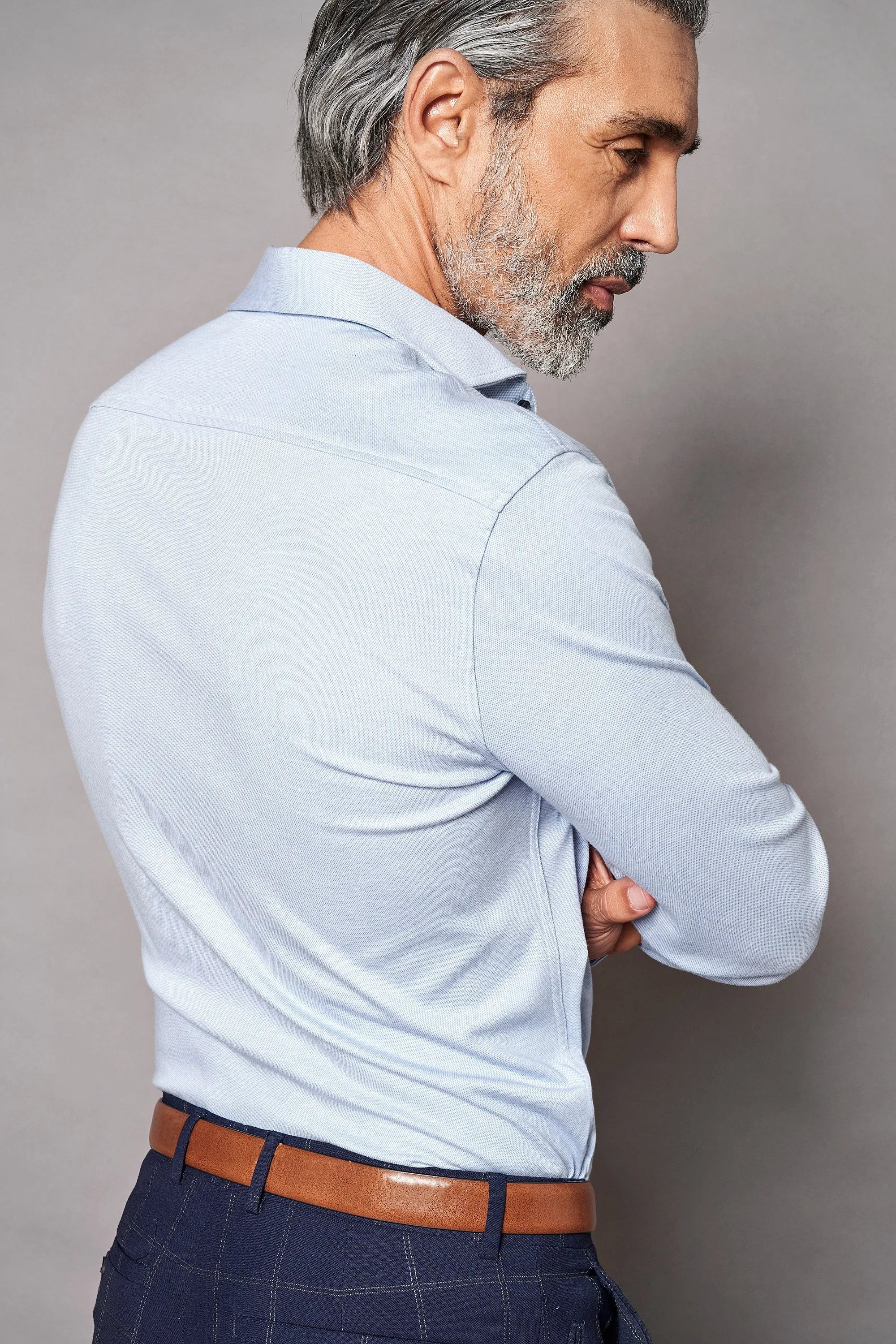 Desoto Desoto Shirt Dress - Lichtblauw