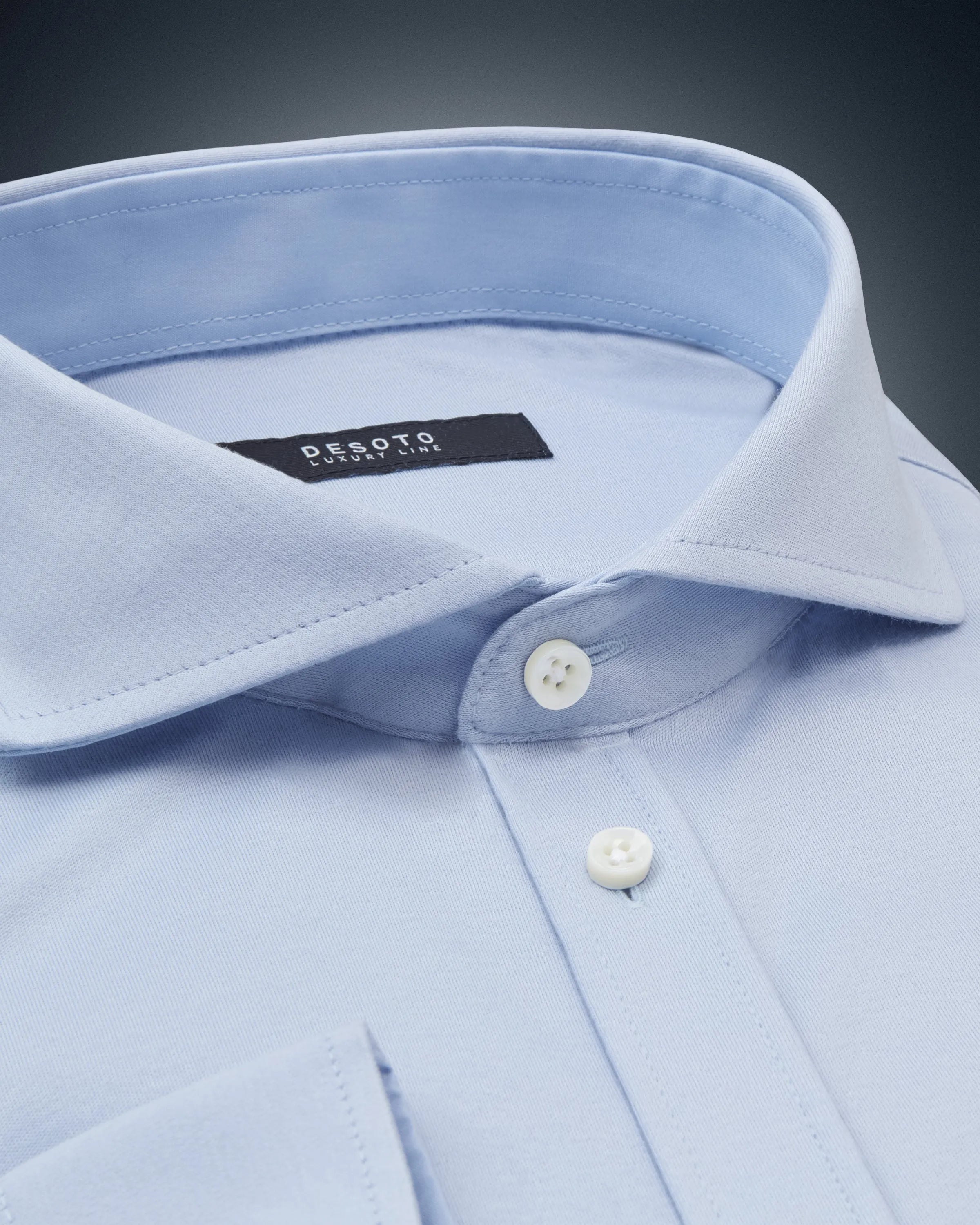 Desoto Desoto Shirt Dress - Lichtblauw