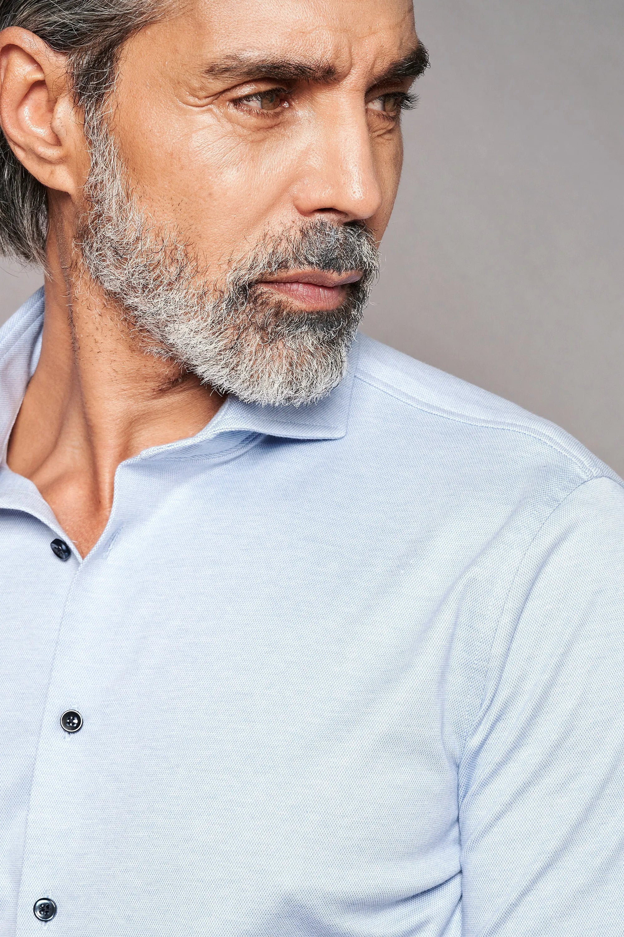 Desoto Desoto Shirt Dress - Lichtblauw