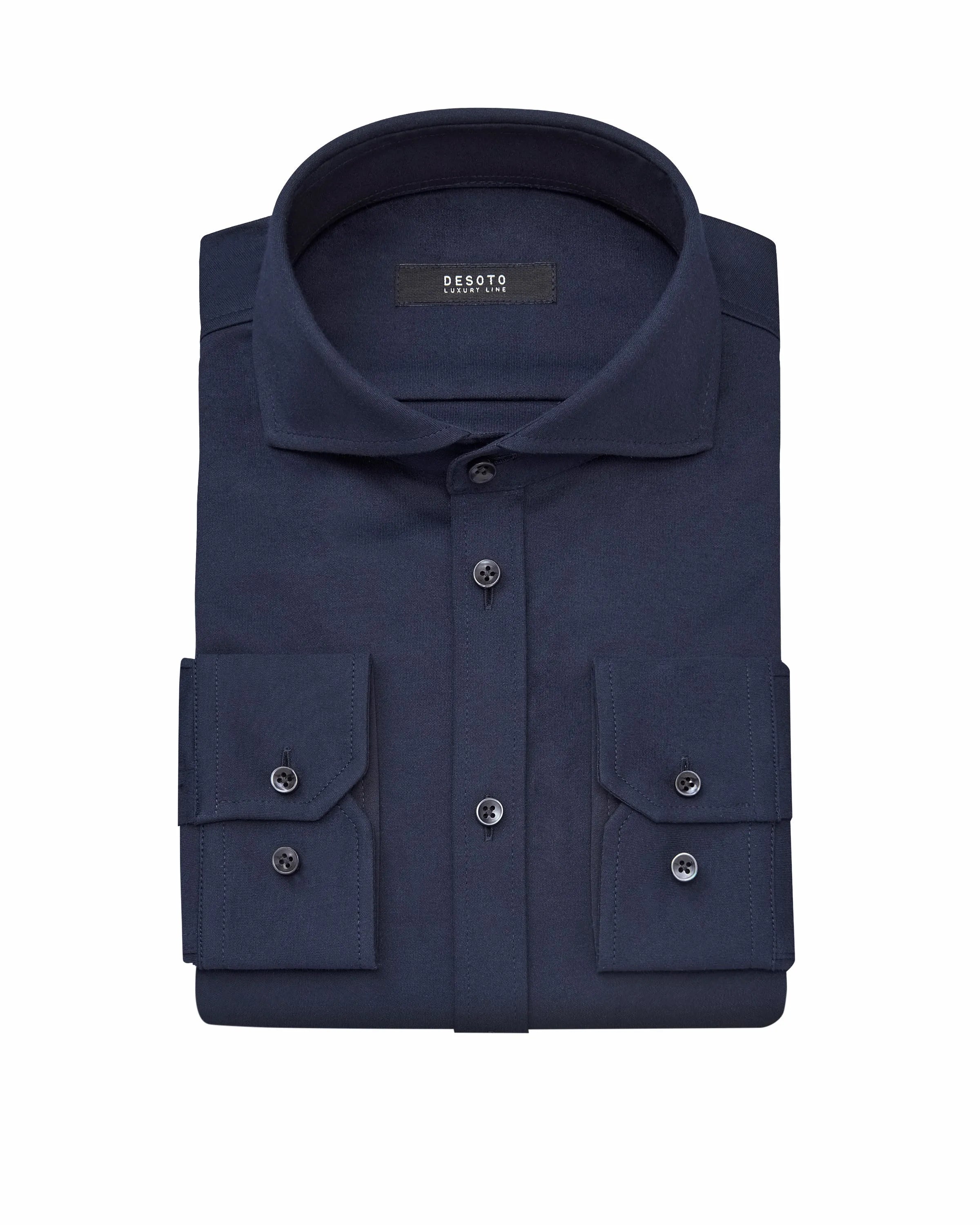 Desoto Desoto Shirt Dress - Marine blauw