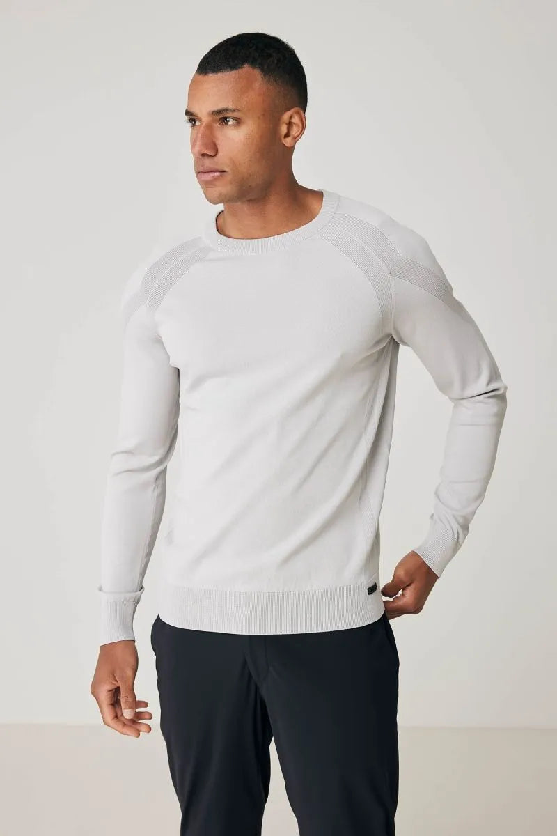 Genti Genti Trui Ronde Hals - Wit