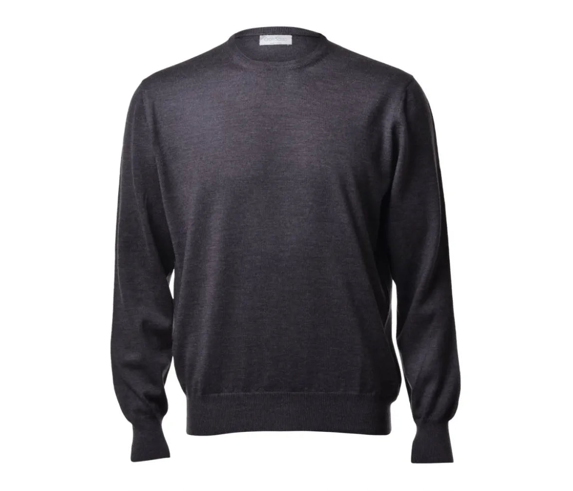 Gran Sasso Gran Sasso Trui Ronde Hals - Grijs