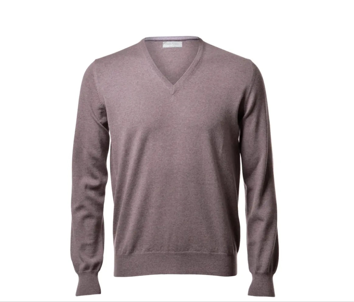 Gran Sasso Gran Sasso Trui V-hals - Beige