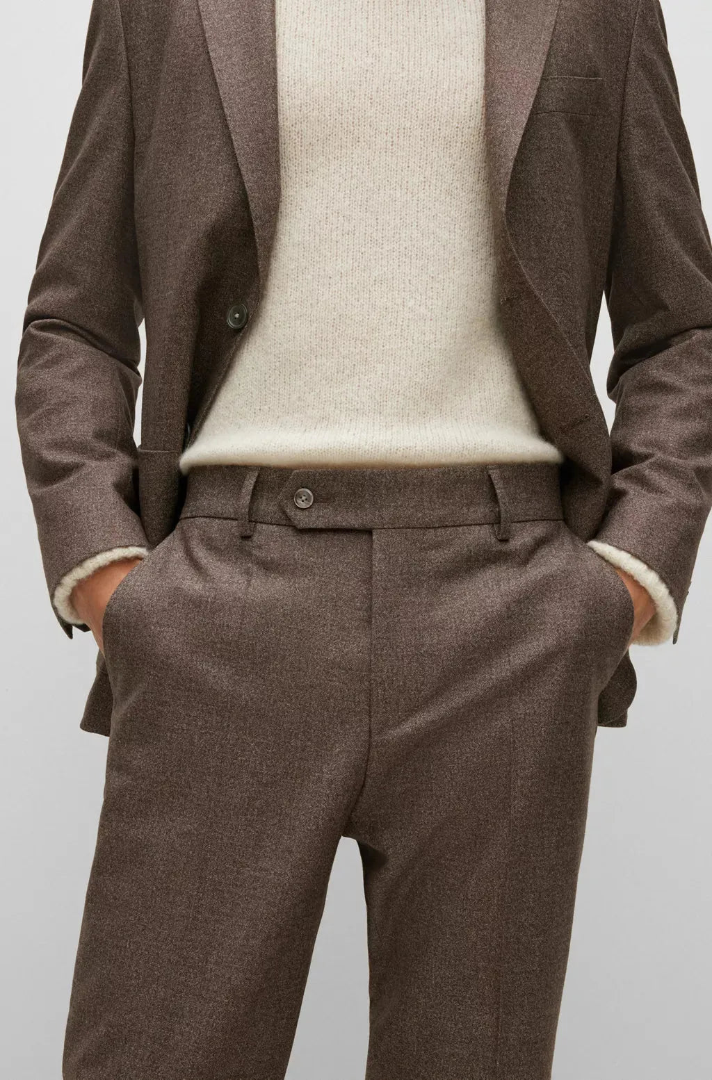 Hugo Boss Hugo Boss Kostuum - Middenbruin