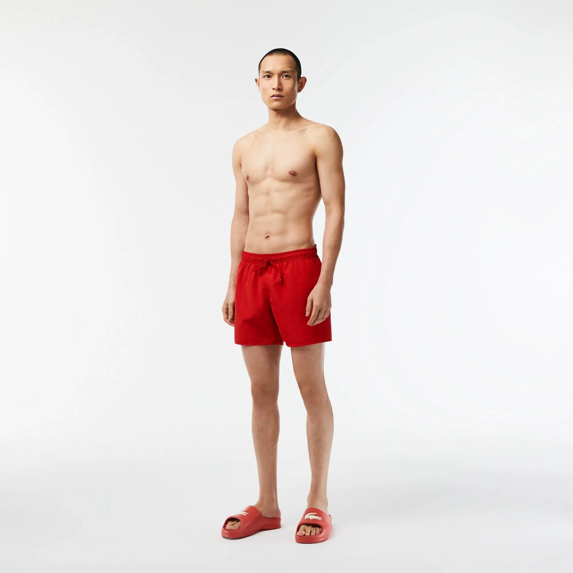 Lacoste Lacoste Zwemshort - Rood