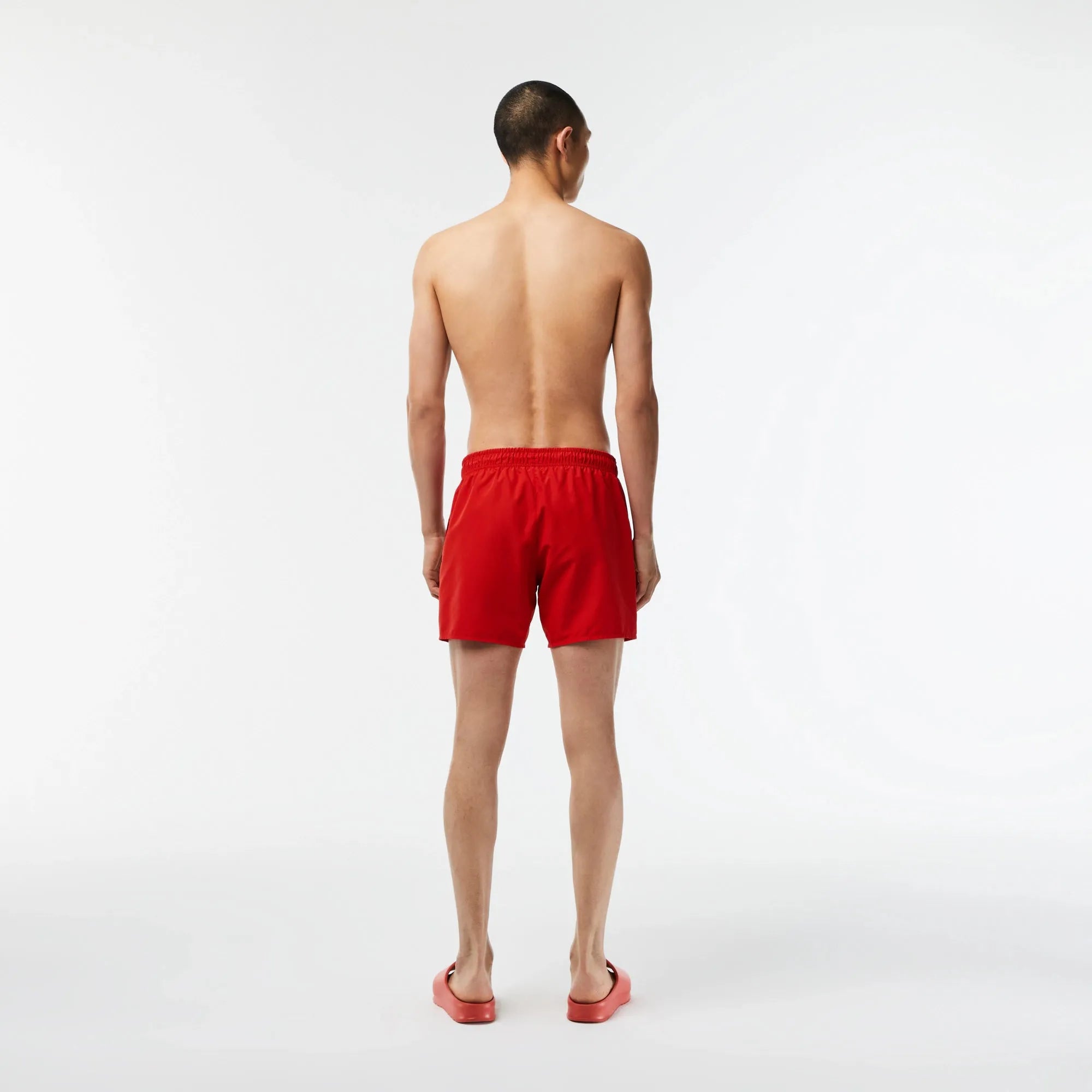 Lacoste Lacoste Zwemshort - Rood
