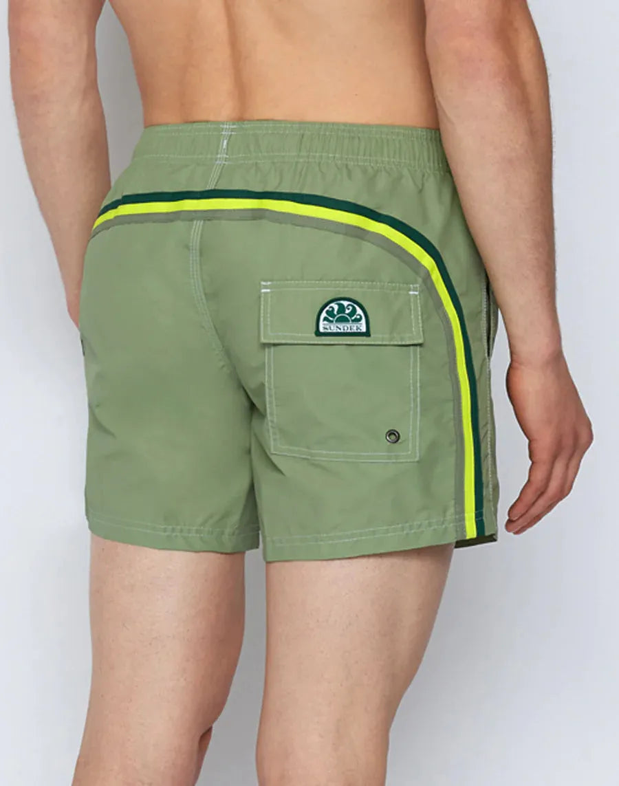 Sundek Sundek Zwemshort - Groen dessin