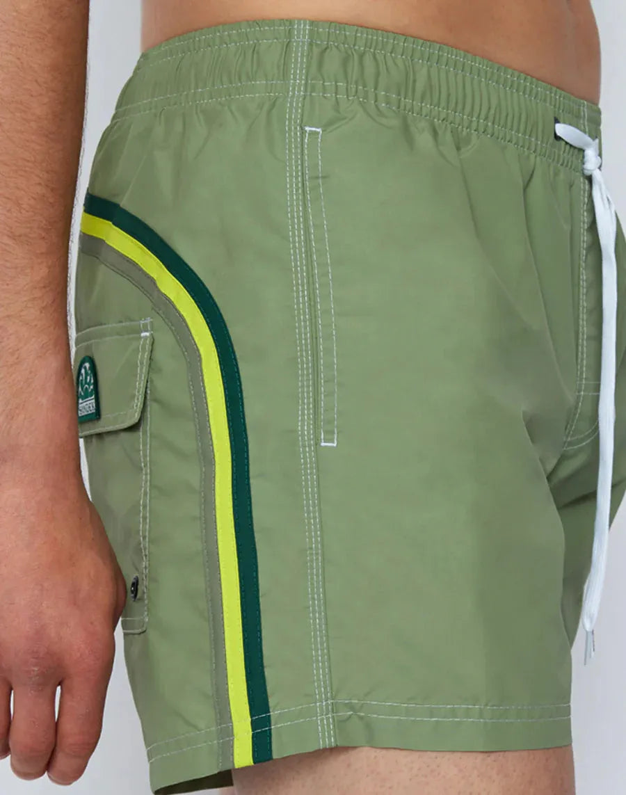 Sundek Sundek Zwemshort - Groen dessin