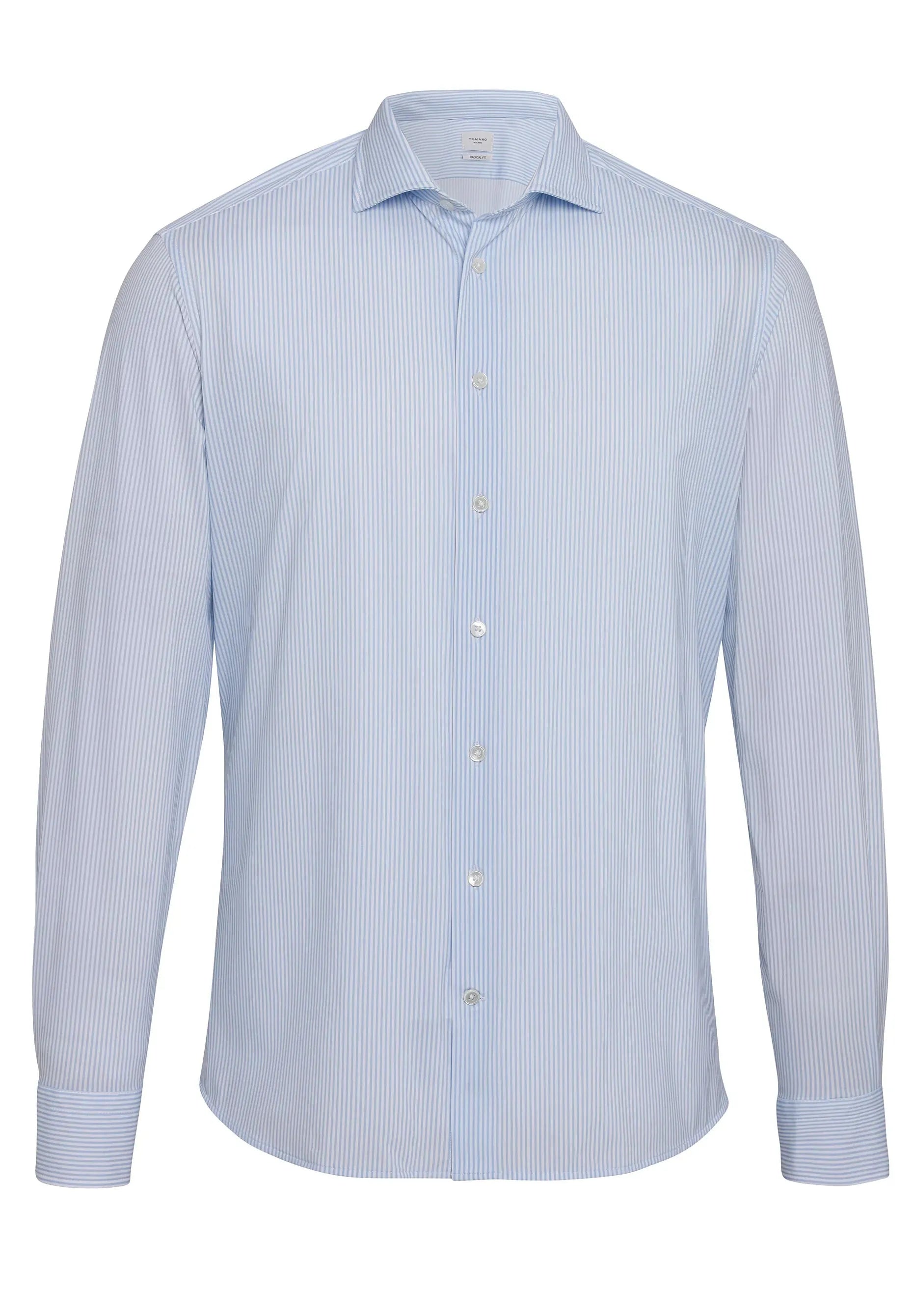 Traiano Traiano Shirt Dress - Blauw dessin
