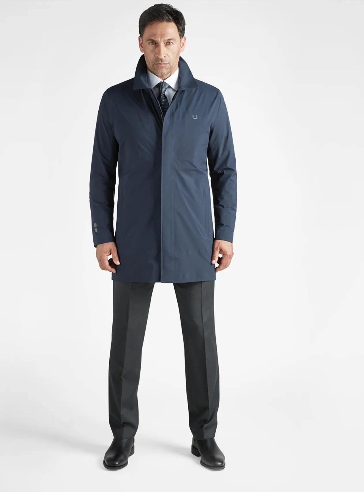 UBR UBR Sky Fall Coat - Marine blauw