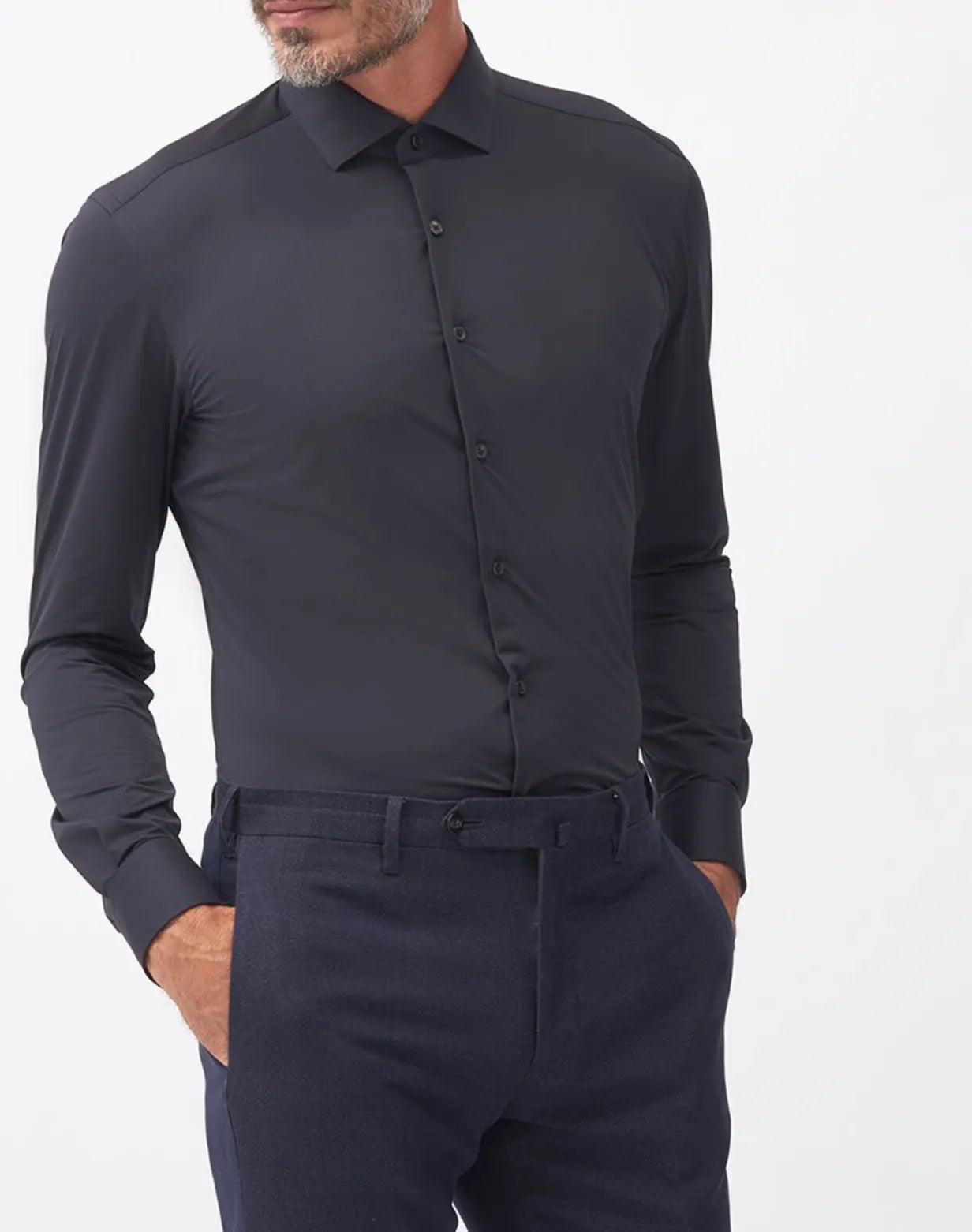 Xacus Xacus Shirt Dress - Marine blauw