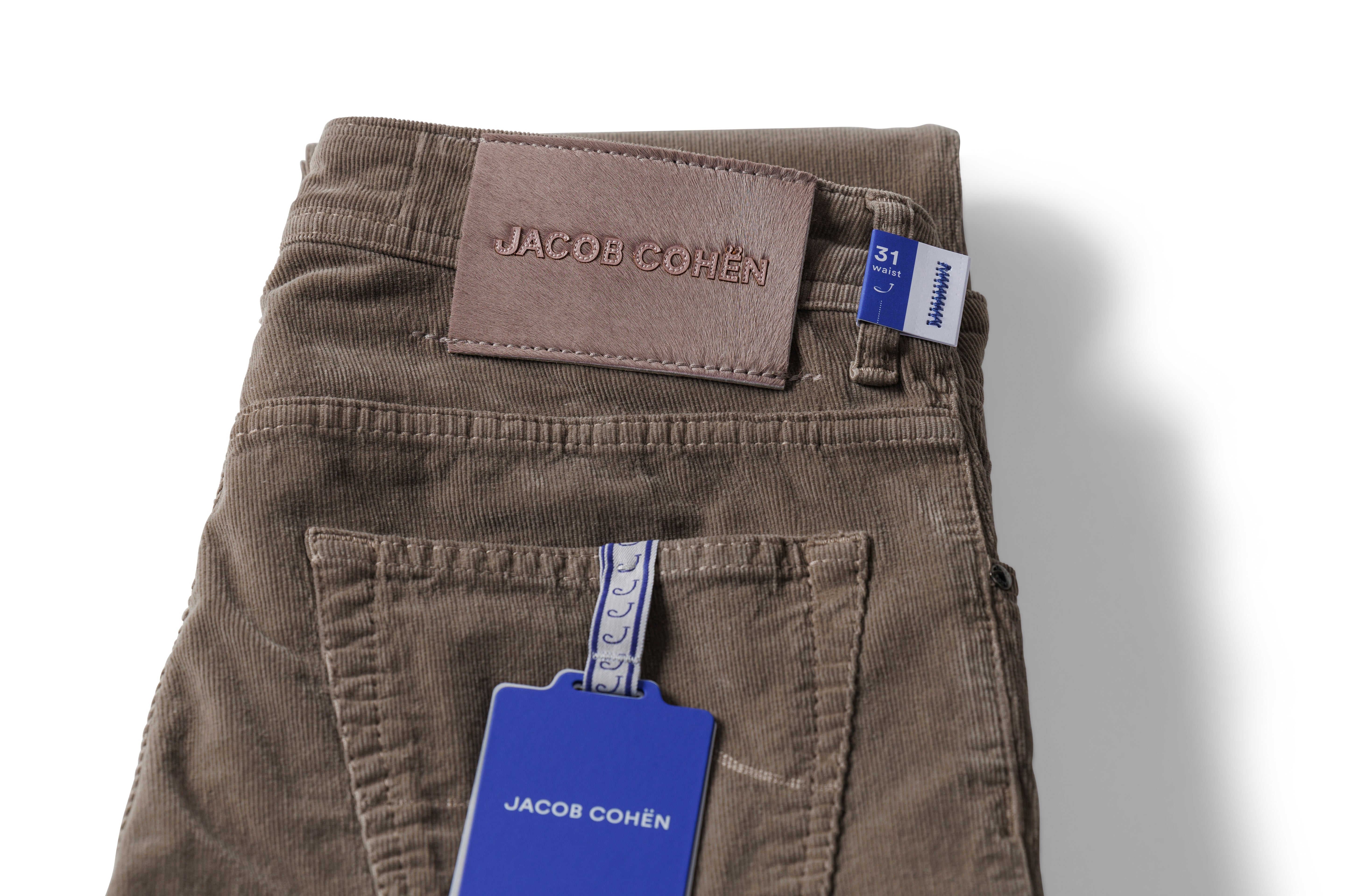 Jacob Cohen 5 Pocket Katoen - Beige