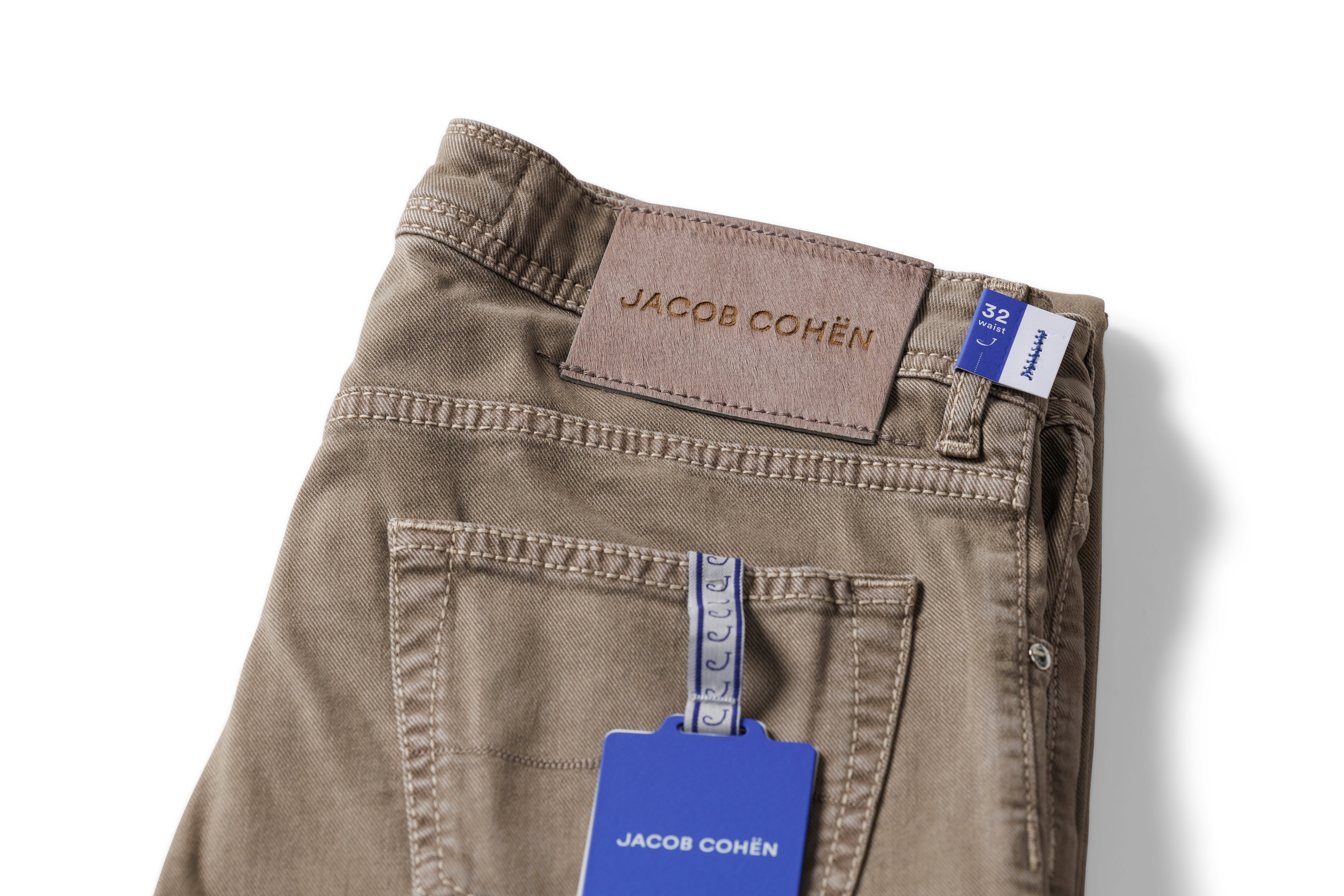 Jacob Cohen 5 Pocket Katoen - Beige