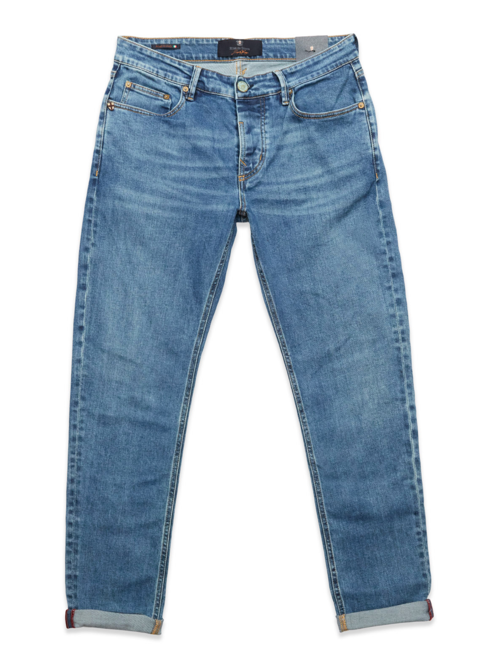 Blue de Genes Vinci super used Jeans
