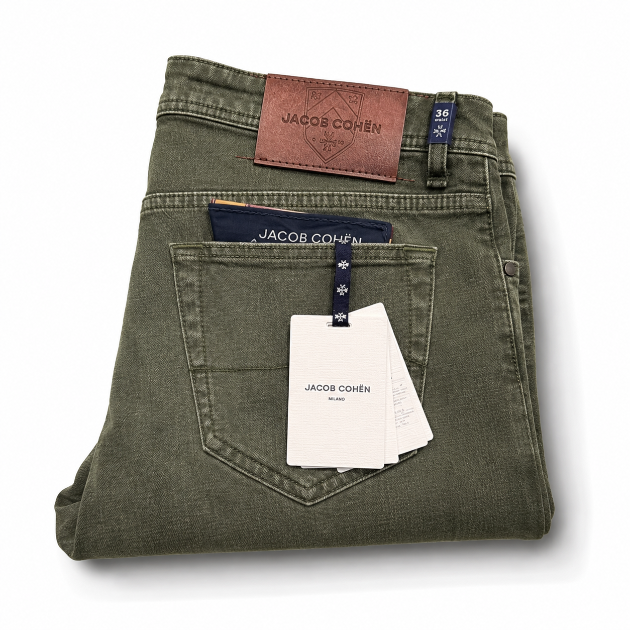 Jacob Cohen 5 Pocket Jeans - Groen