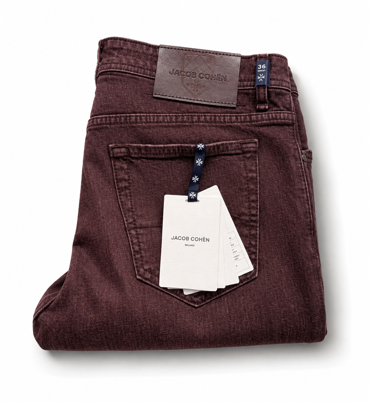 Jacob Cohen 5 Pocket Jeans - Bordeaux