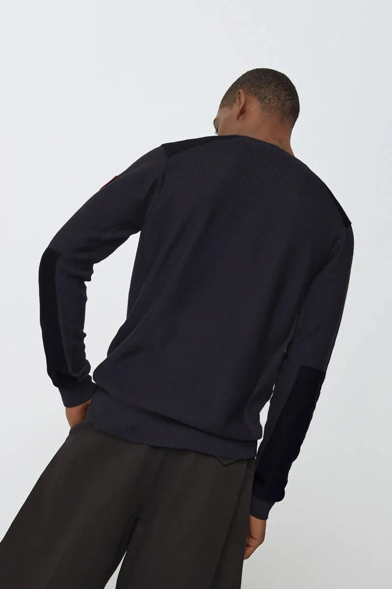 Canada Goose Trui Ronde Hals Marine blauw