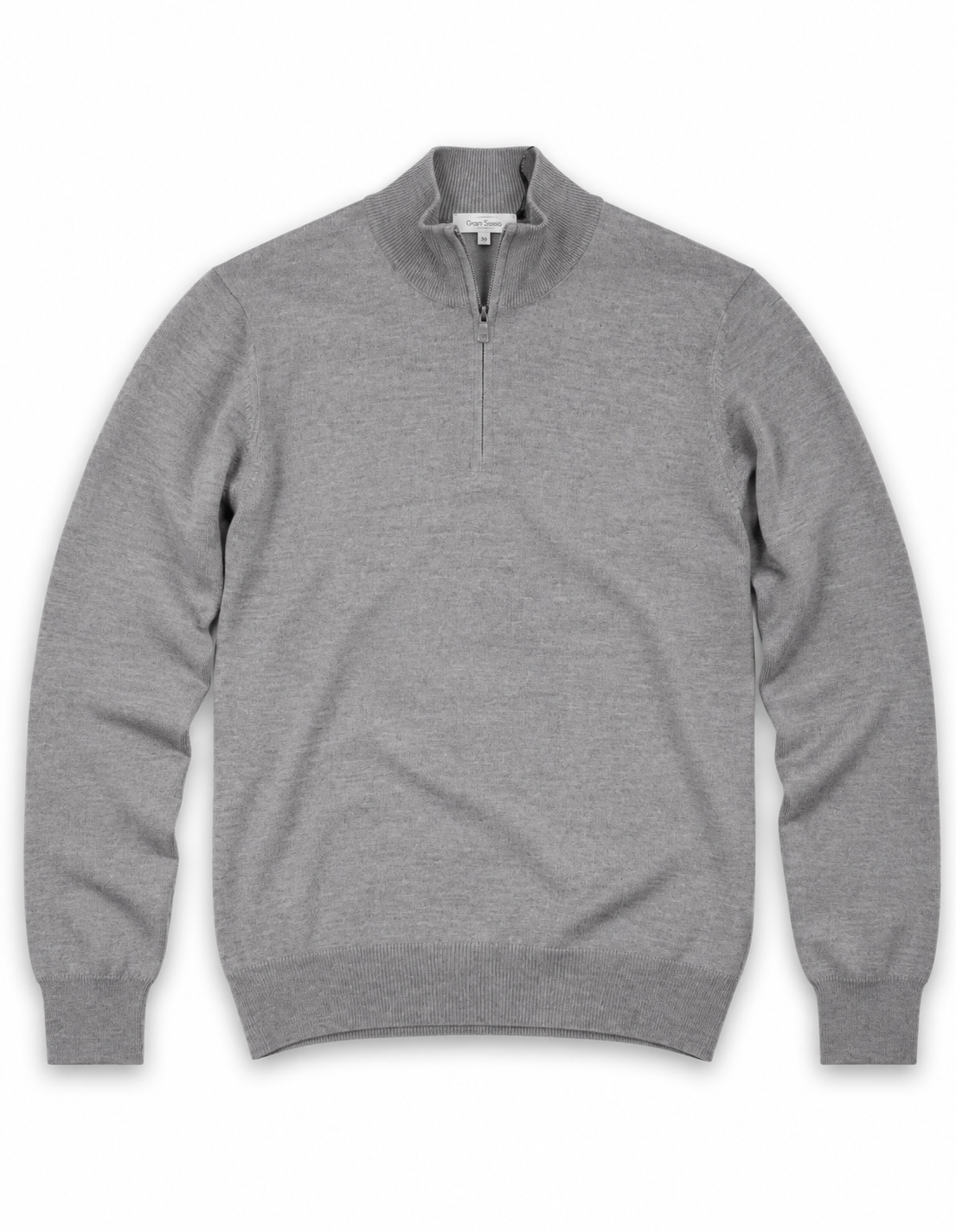 Gran Sasso Trui Turtle Neck - Lichtgrijs