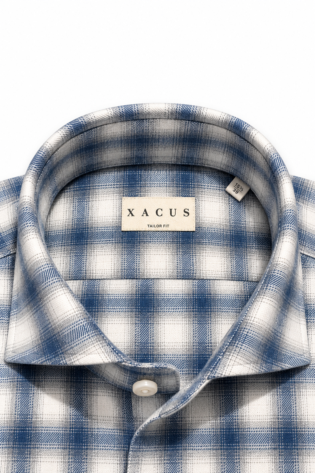 Xacus Shirt Casual - Blauw dessin