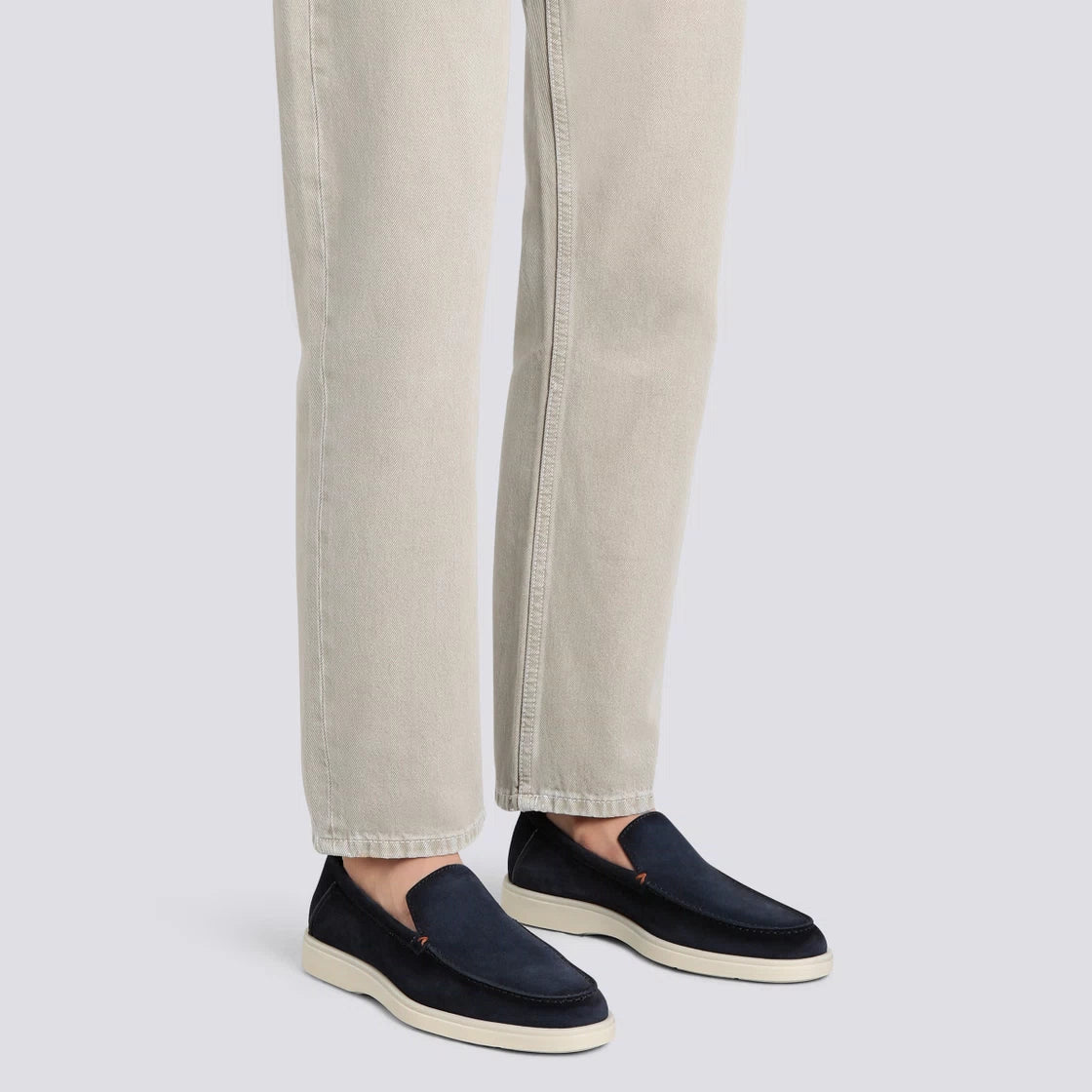 Santoni Schoenen - Marine blauw