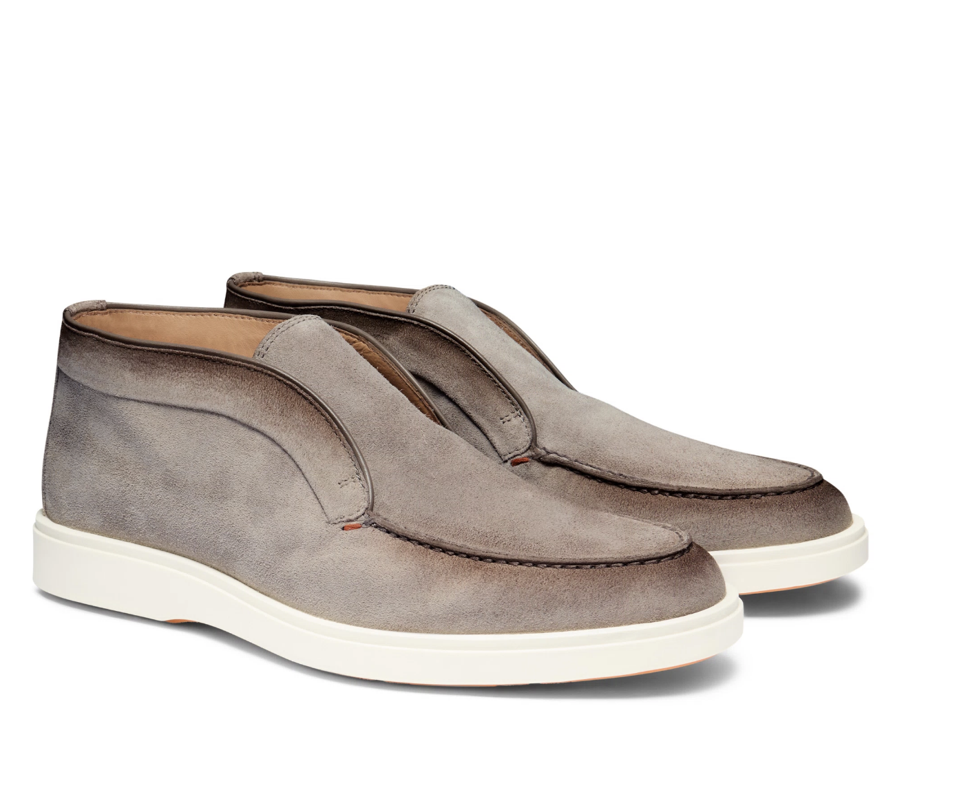 Santoni High loafer - licht bruin