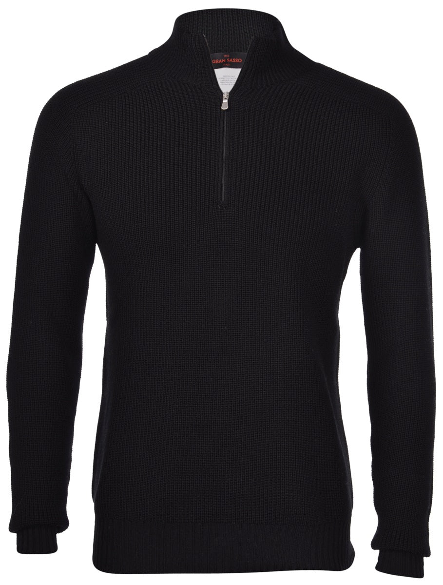 Gran Sasso Trui Turtle Neck - Zwart