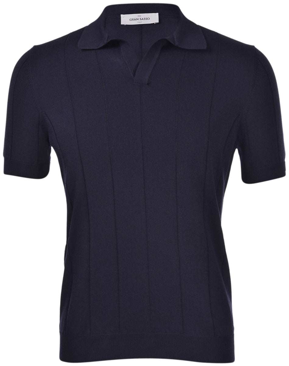 Gran Sasso Polo Shirt - Marine blauw