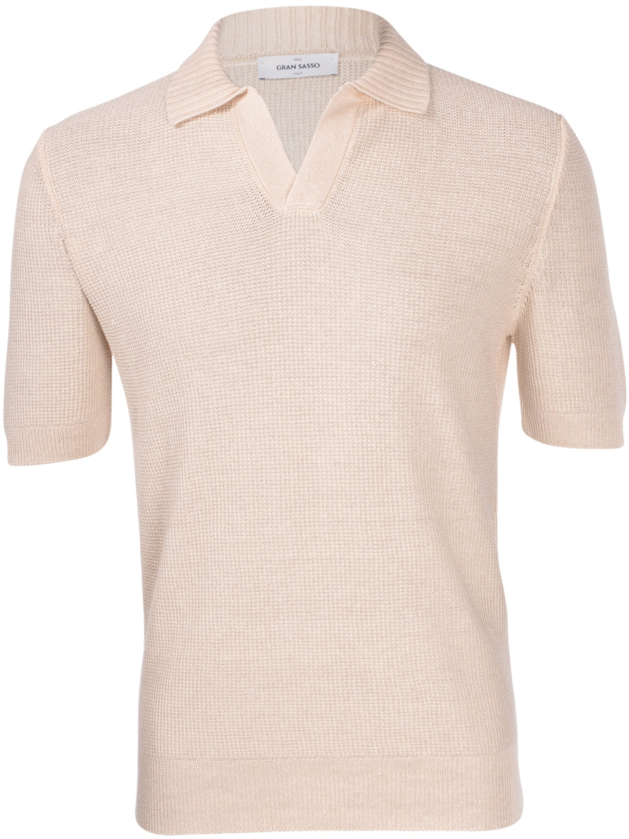 Gran Sasso Polo Shirt - Ecru