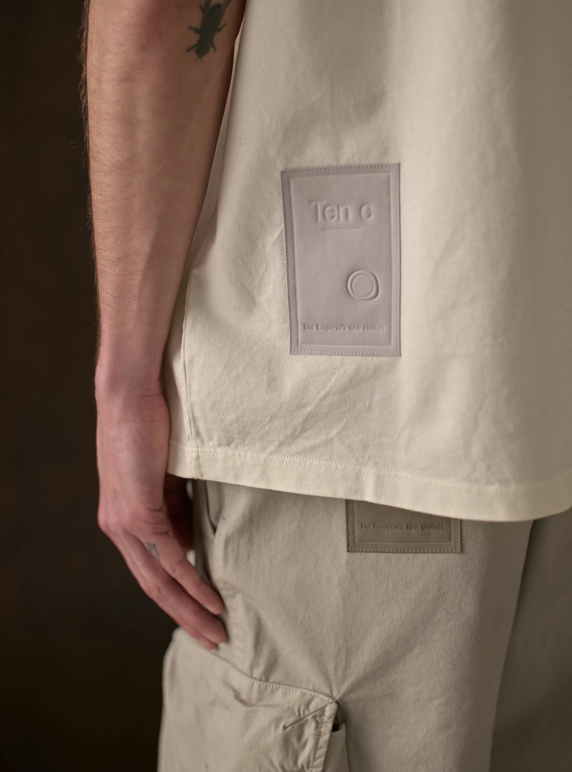 Ten C T-shirt - Taupe