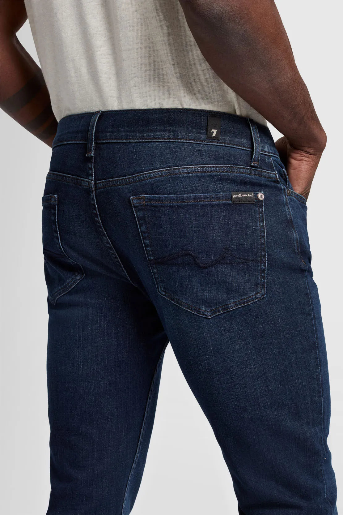 7 for all mankind 5 Pocket Jeans - Marine blauw